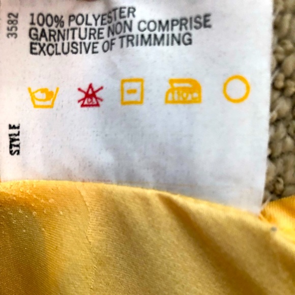 Vintage By Night 1980’s/90’s Bright Yellow Evening Gown w/ Shoulder Pads - Picture 11 of 15